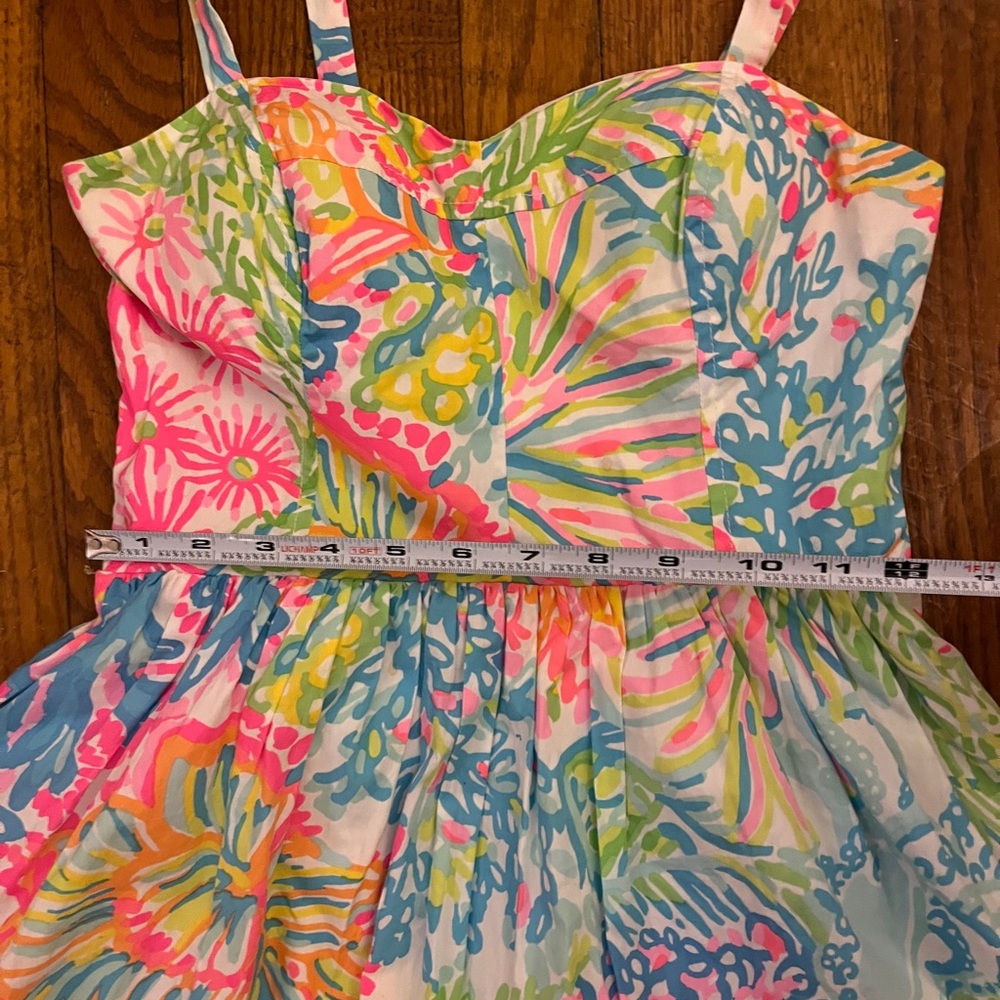 Lilly Pulitzer Pink and Green Dress - Picture 4 of 17